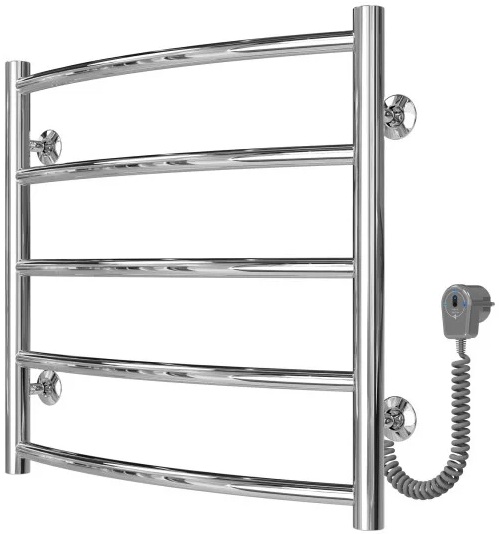 Полотенцесушитель Deffi Классик П5 500x500, хром, EF16, правое подключение (C.DK.50.50.5.E.C.R.5)