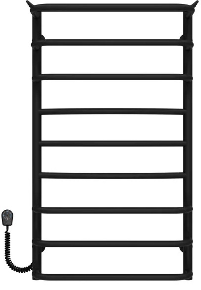 Полотенцесушитель Deffi Юность П9 500x900, черный, EF16, левое подключение (C.YU.90.50.9.E.B.L.5) цена 8338 грн - фотография 2