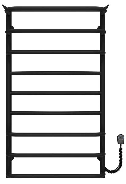 Рушникосушка Deffi Юність П9 500x900, чорна, EF16, праве підключення (C.YU.90.50.9.E.B.R.5) ціна 8338 грн - фотографія 2