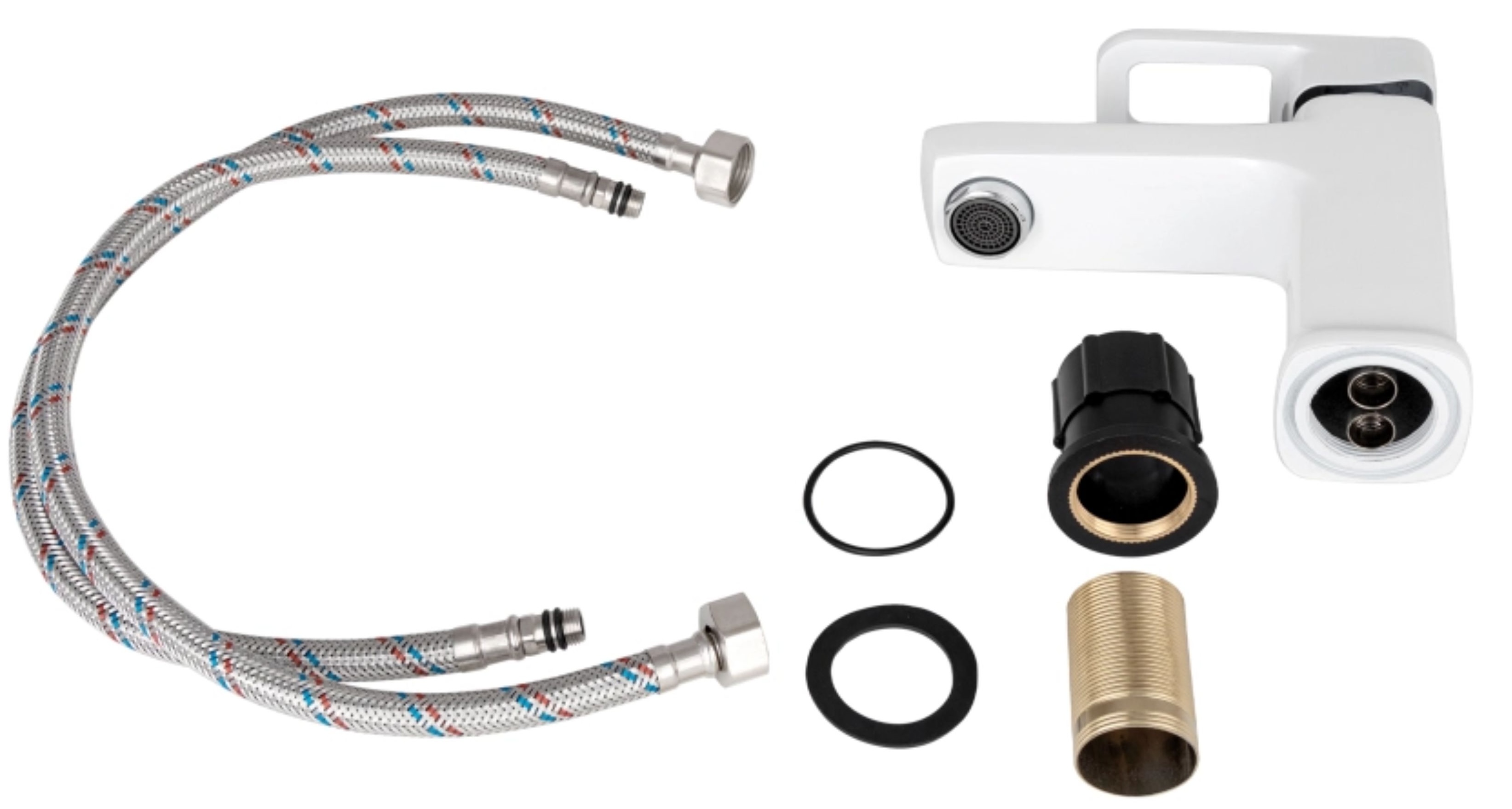 Набор смесителей Lidz Wawel 001+ Wawel 1030 White (LDWAW001WHI4539746367) отзывы - изображения 5