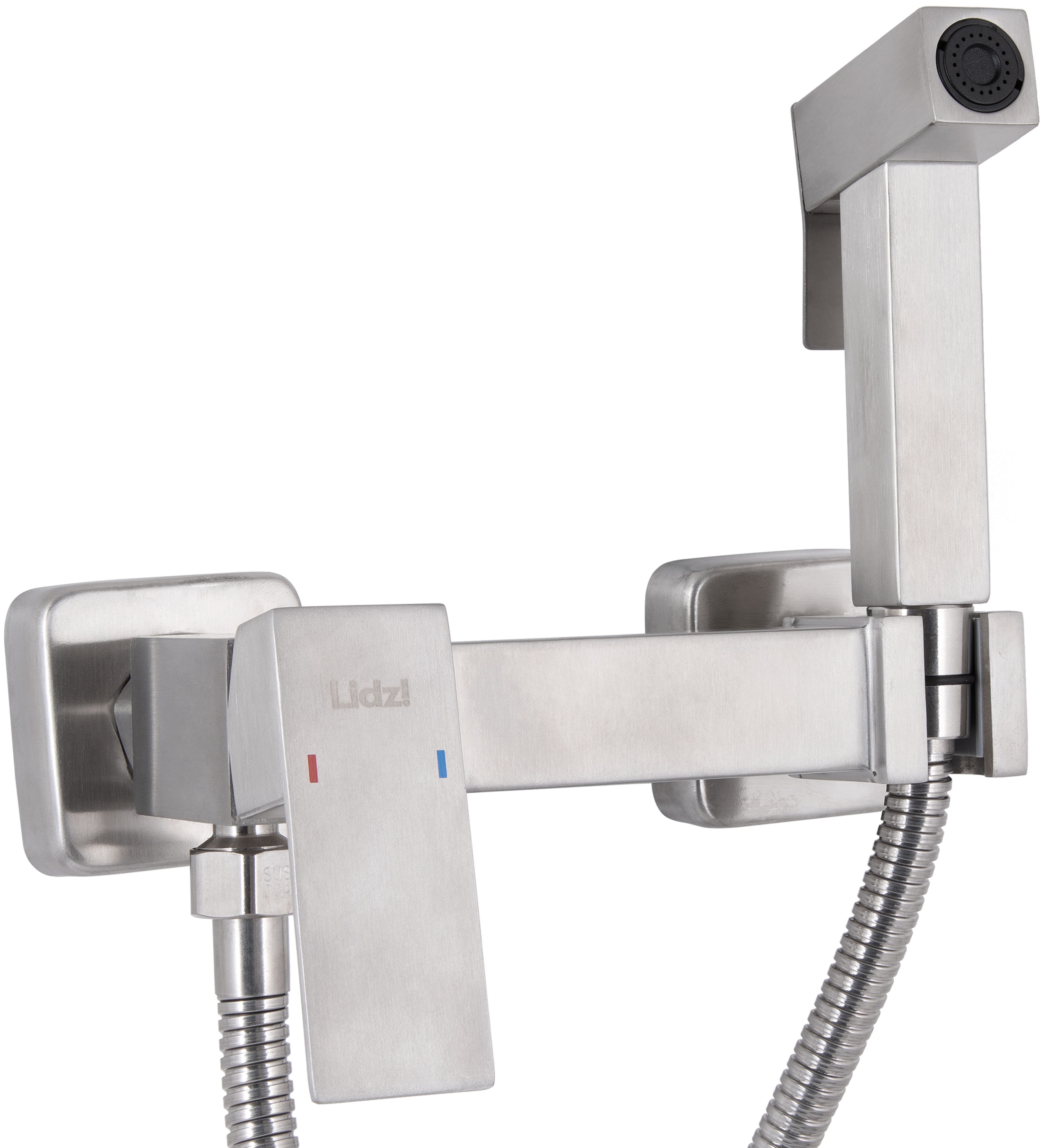 Набор для гигиенического душа Lidz Kubis 110 Nickel (LDKUB110NKS46103) цена 1801 грн - фотография 2