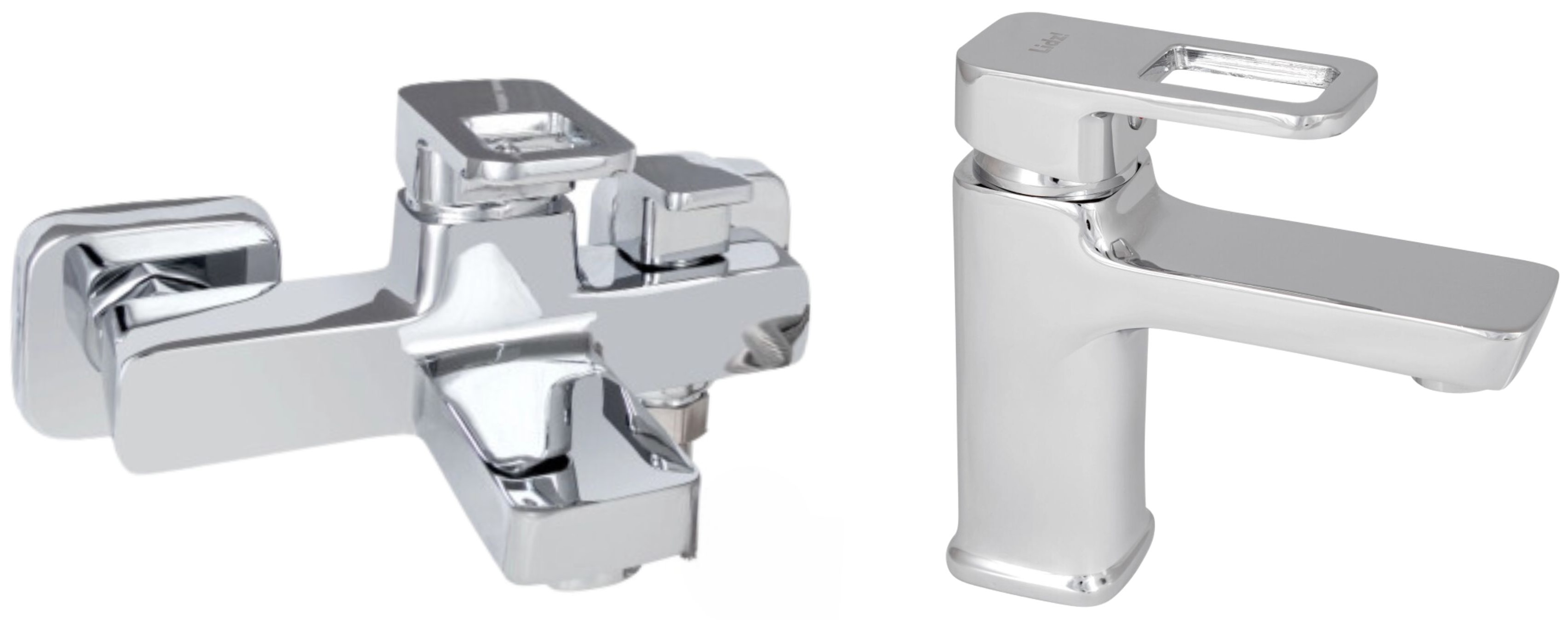 Набор смесителей Lidz Wawel 001 + Wawel 006 Chrome (LDWAW001CRM4538746363)