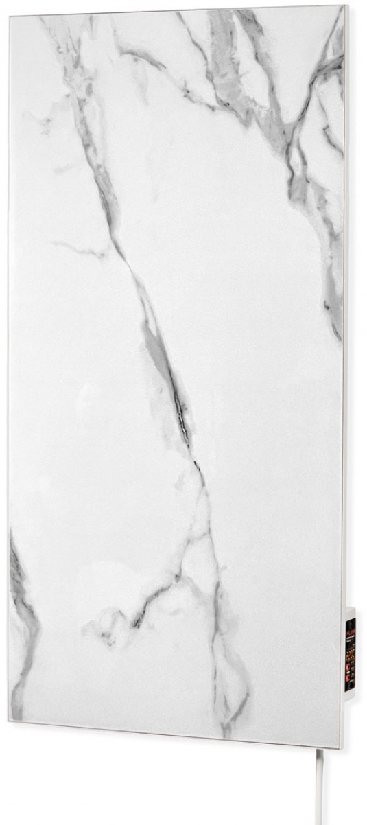 Полотенцесушитель Flyme 400TW(1) белый камень с черной дужкой цена 4880 грн - фотография 2