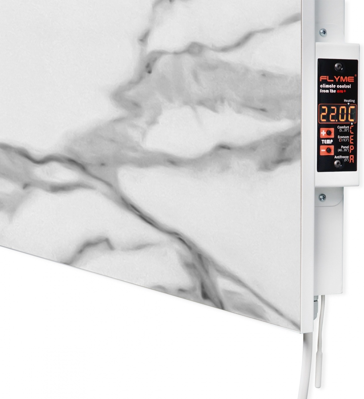 в продаже Полотенцесушитель Flyme 400TW(3) белый камень с белыми дужками - фото 3