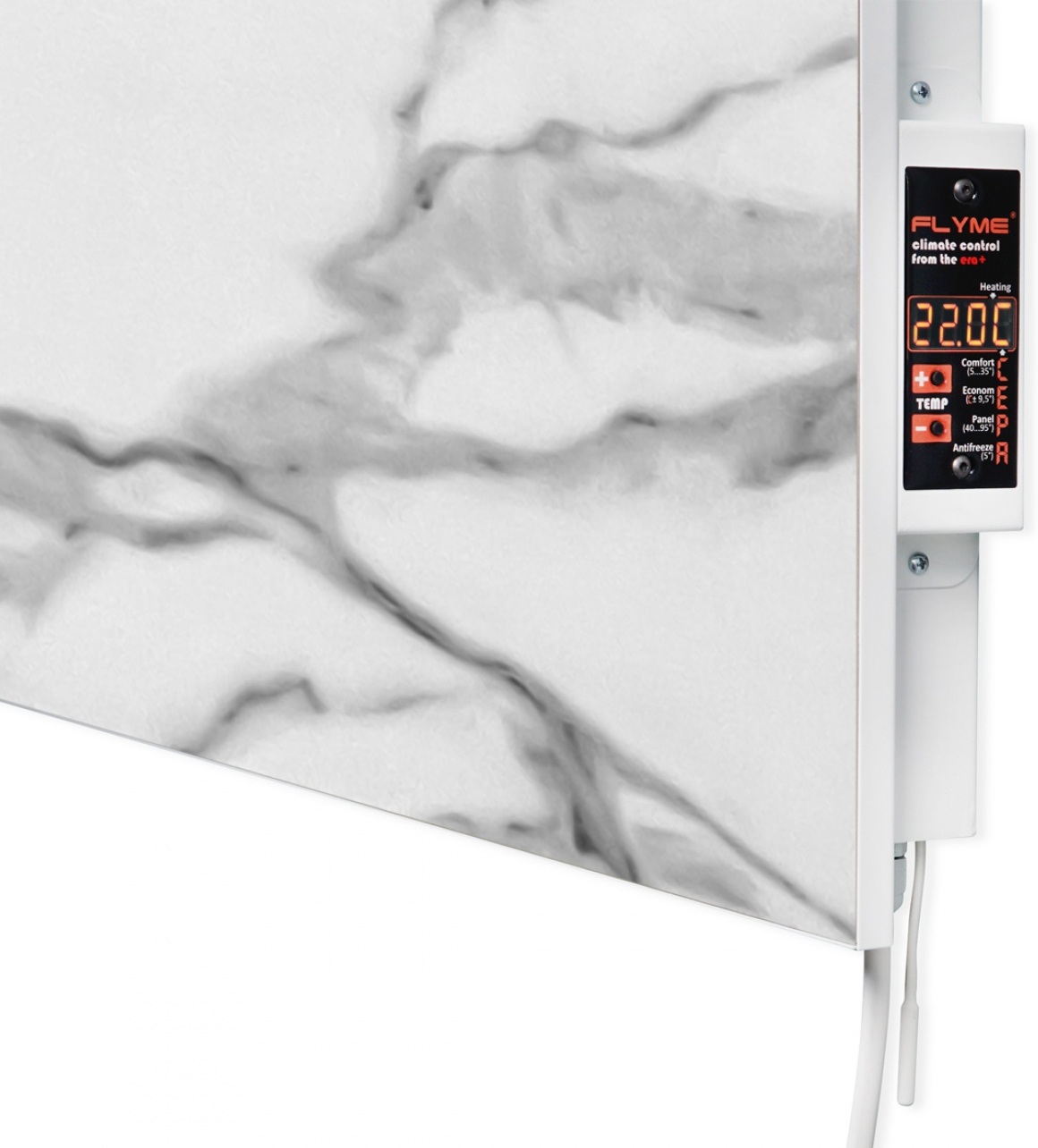 в продаже Полотенцесушитель Flyme 400TW(3) белый камень с черными дужками - фото 3