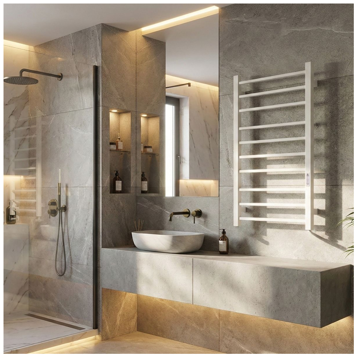 Рушникосушка Carino Magro 790x490 (MG7949FWM) огляд - фото 8