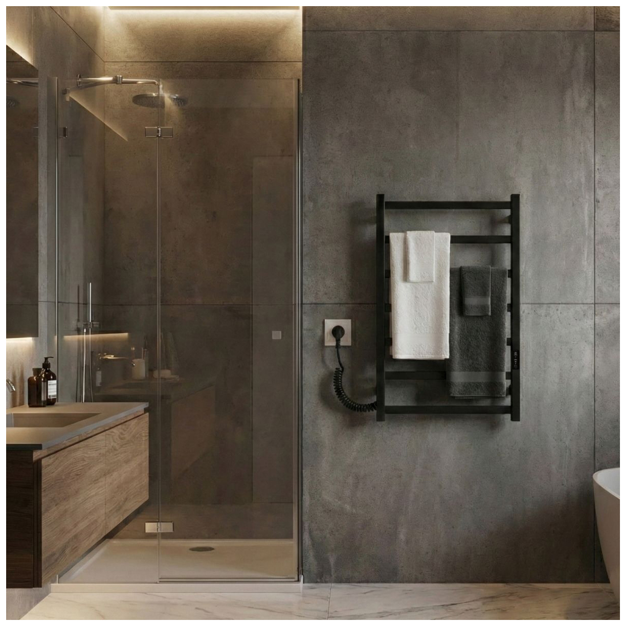 Рушникосушка Carino Luna 790x490 (LN7949FВM) зовнішній вигляд - фото 9