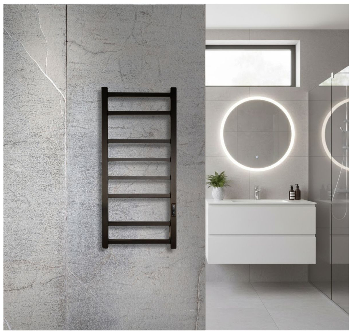 Полотенцесушитель Carino Fabia 790x370 (F7937FBM) характеристики - фотография 7