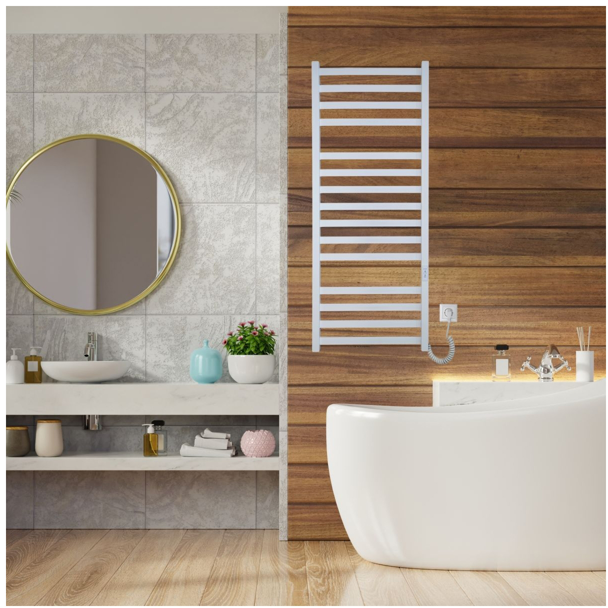 Рушникосушка Carino Ricardo 1190x490 (R1949FWM) зовнішній вигляд - фото 9