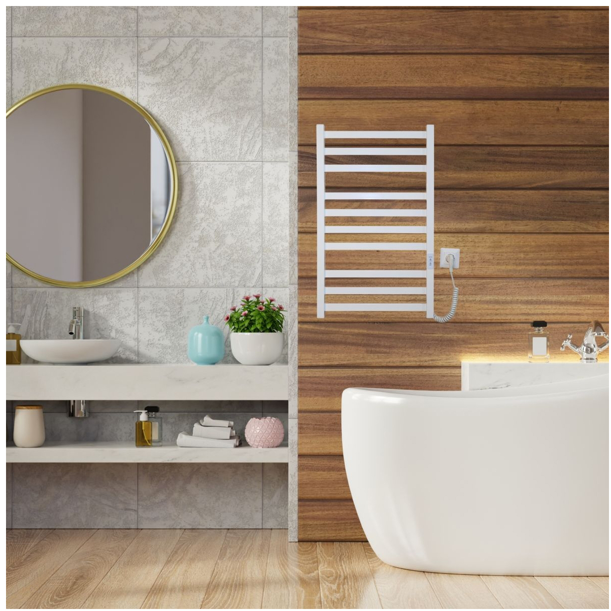 Рушникосушка Carino Ricardo 790x490 (R7949FWG) зовнішній вигляд - фото 9