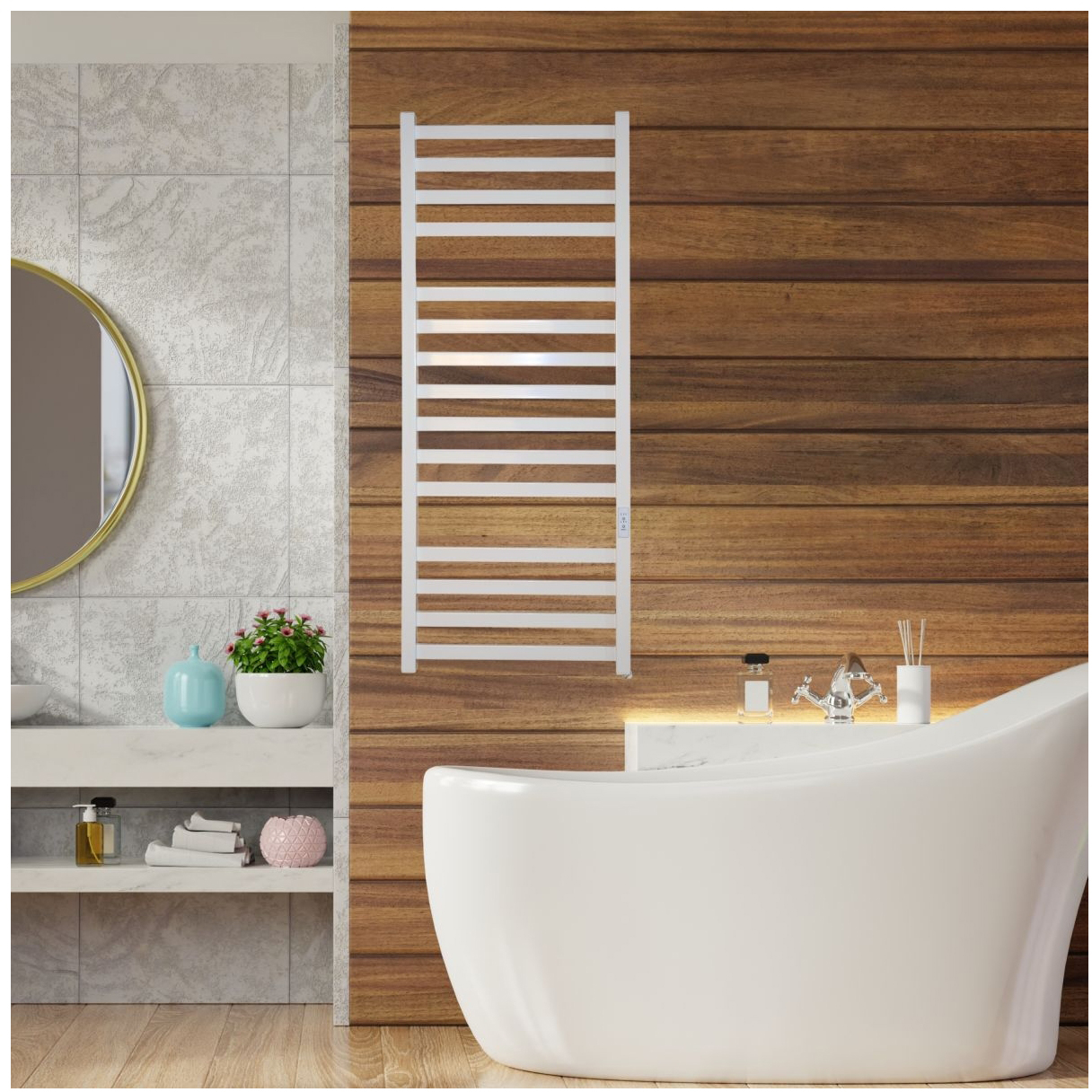 Рушникосушка Carino Ricardo 1190x490 (R1949FWG) зовнішній вигляд - фото 9