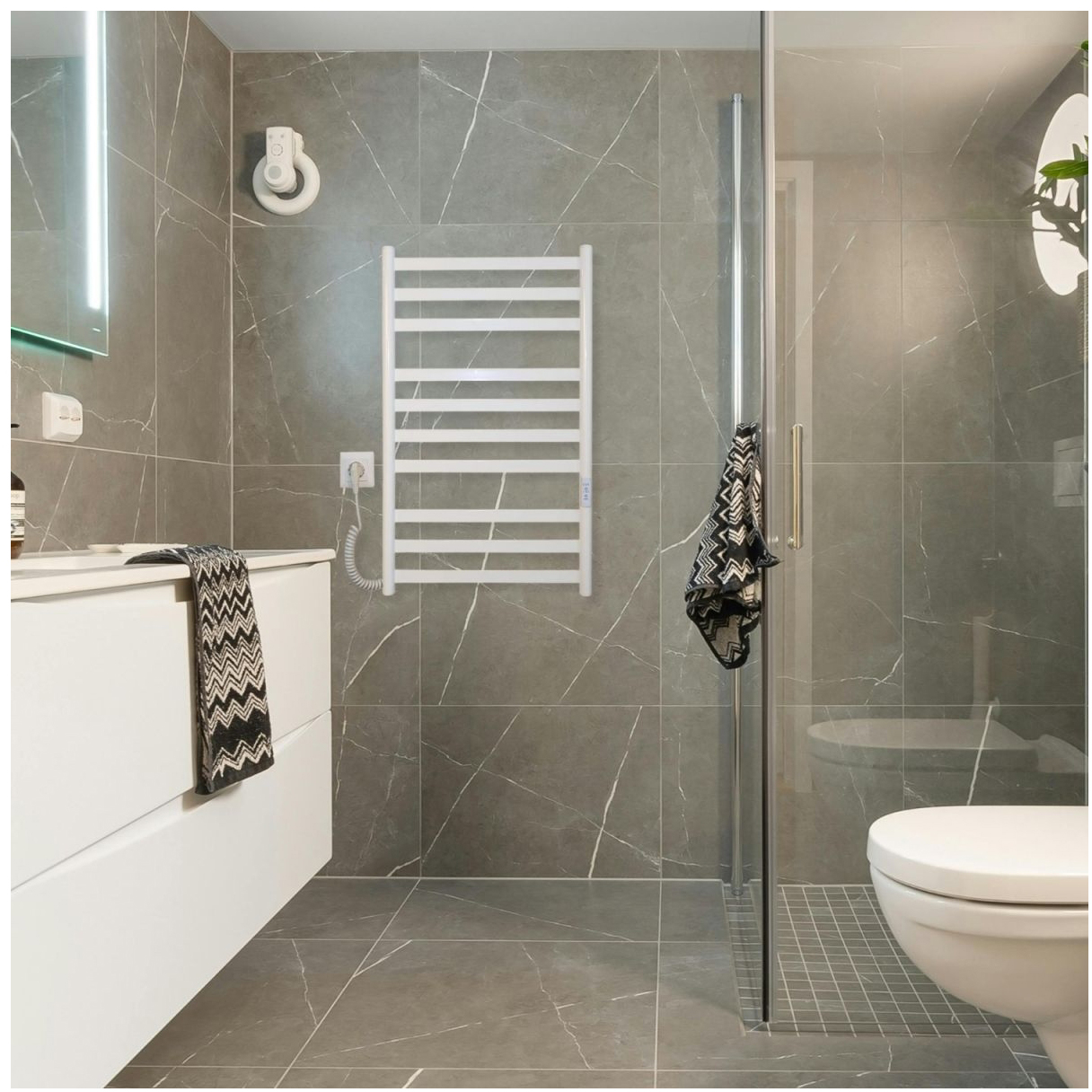 Полотенцесушитель Carino Mia 790x490 (M7949FWG) обзор - фото 8