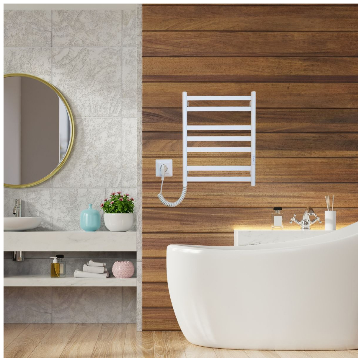 Рушникосушка Carino Mia 590x490 (M5949FWM) огляд - фото 8