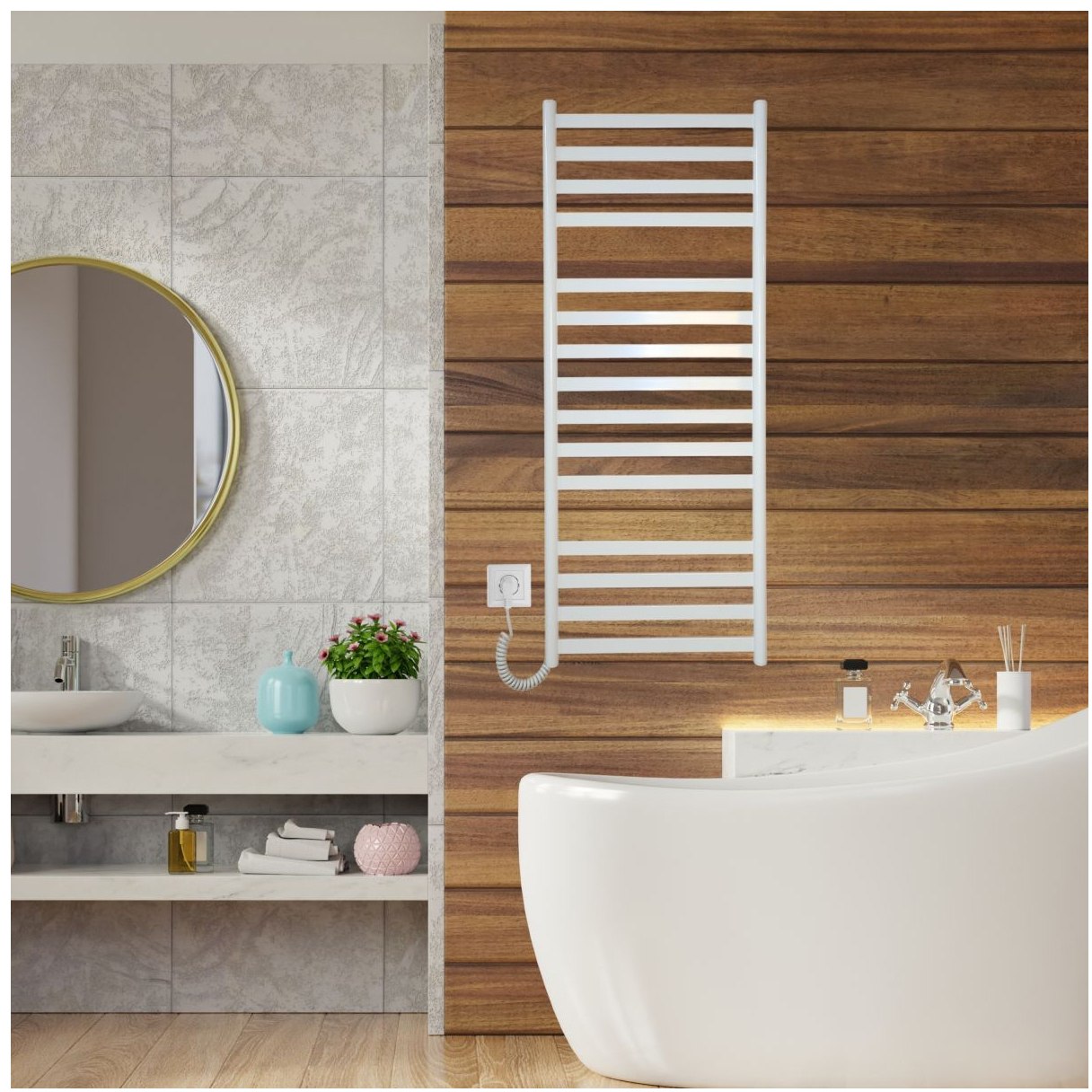 Полотенцесушитель Carino Mia 1190x490 (M1949LWG) внешний вид - фото 9