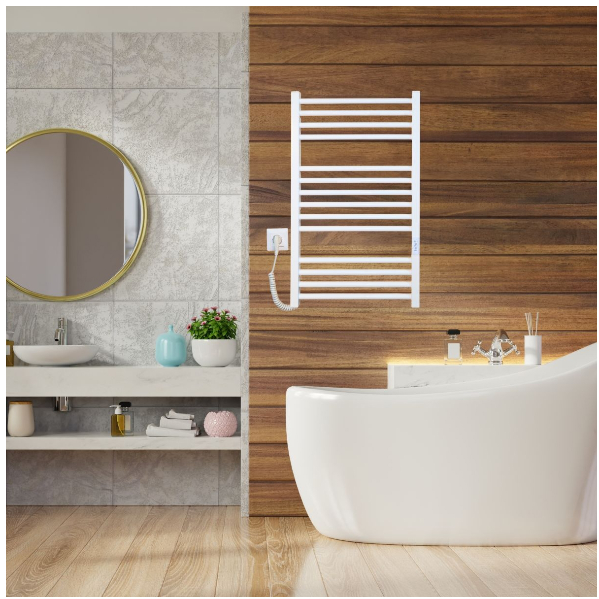 Полотенцесушитель Carino Arianna 790x490 (A7949FWG) внешний вид - фото 9