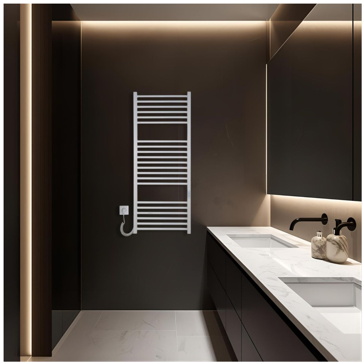 Полотенцесушитель Carino Arianna 1190x490 (A1949FWG) внешний вид - фото 9