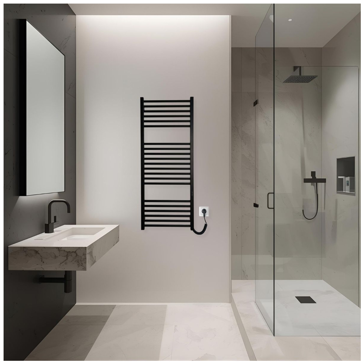 Полотенцесушитель Carino Arianna 1190x490 (A1949FBM) обзор - фото 8