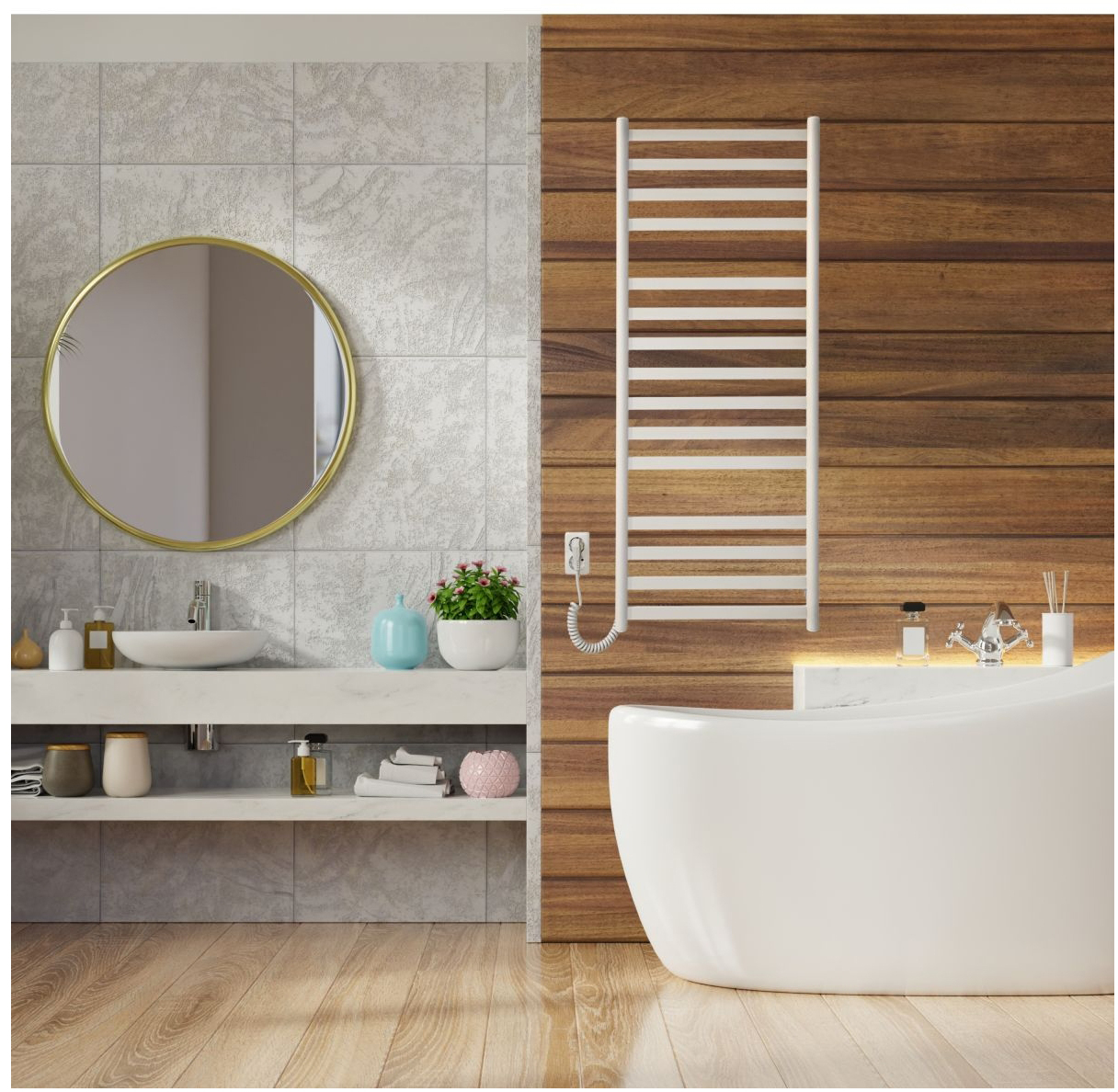 Рушникосушка Carino Mia 1190x490 (M1949LWM) огляд - фото 8