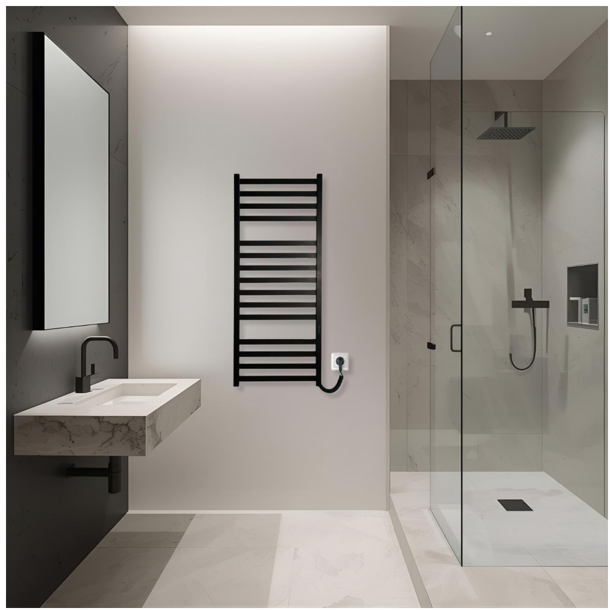 Рушникосушка Carino Ricardo 1190x490 (R1949FBM) огляд - фото 8