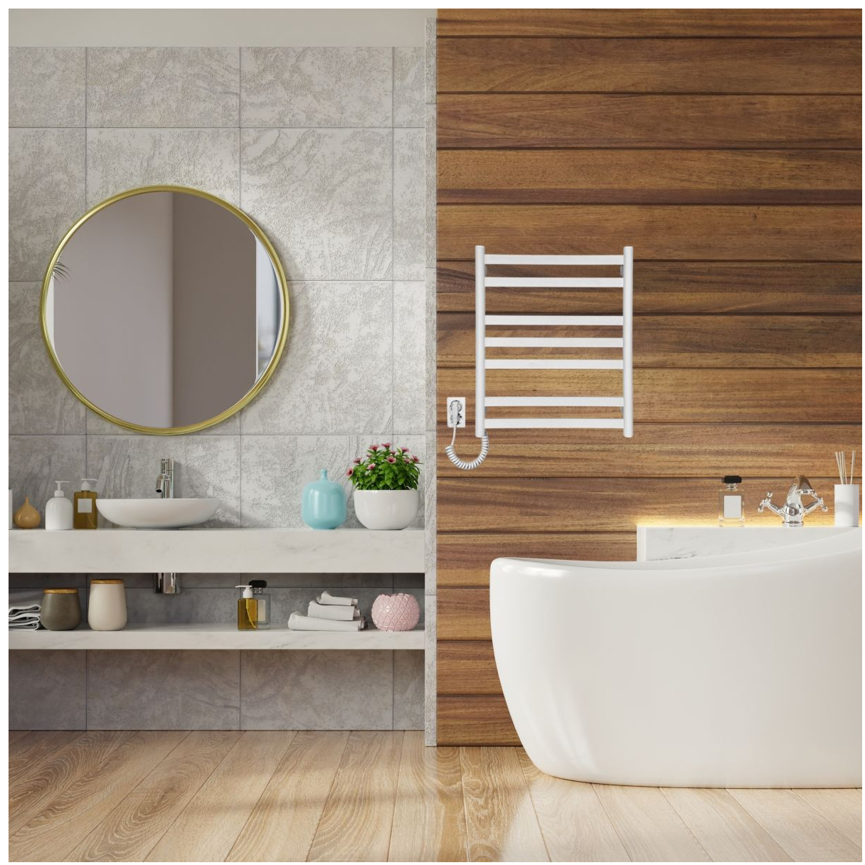 Рушникосушка Carino Mia 590x490 (M5949LWM) характеристики - фотографія 7