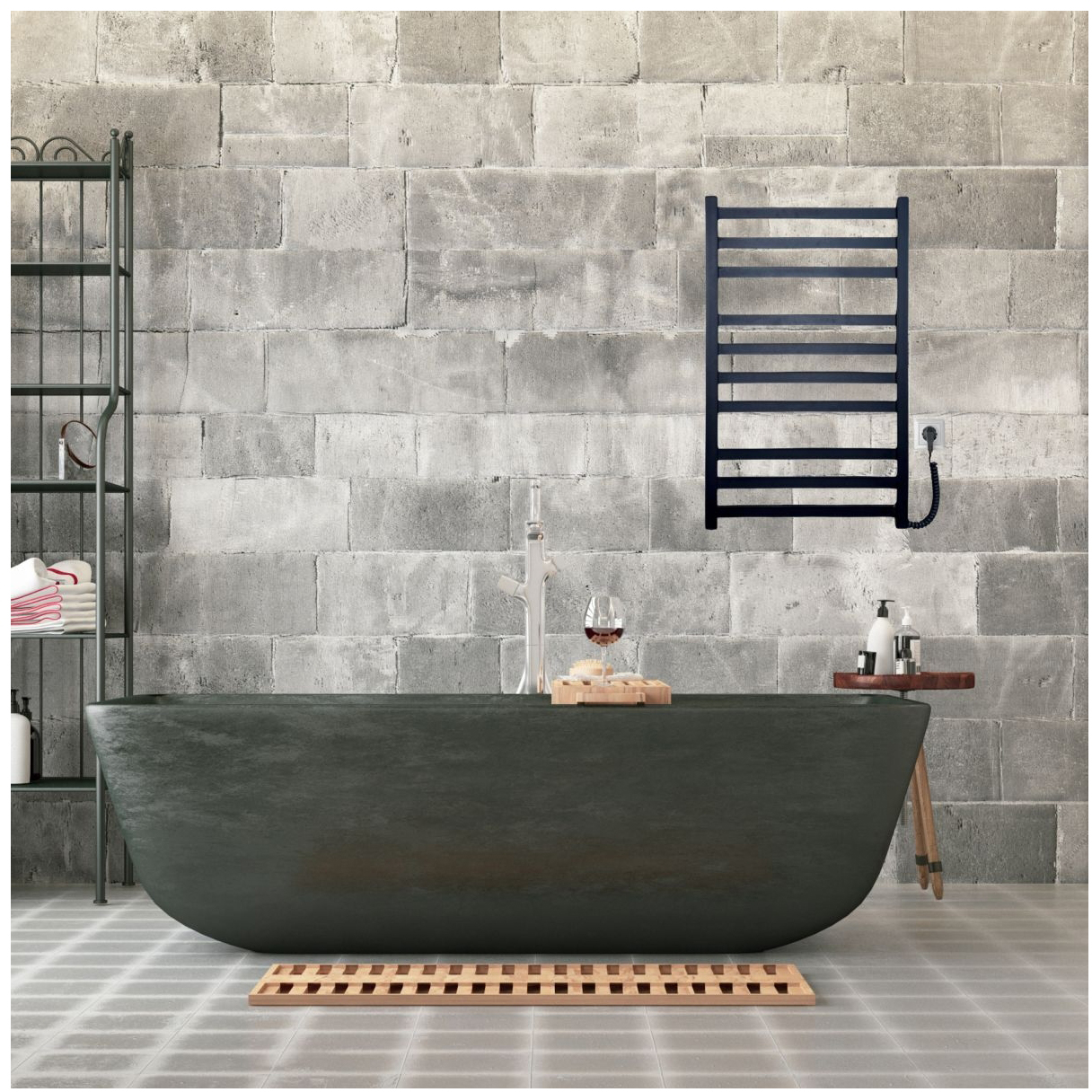 Рушникосушка Carino Ricardo 790x490 (R7949LBM) огляд - фото 8