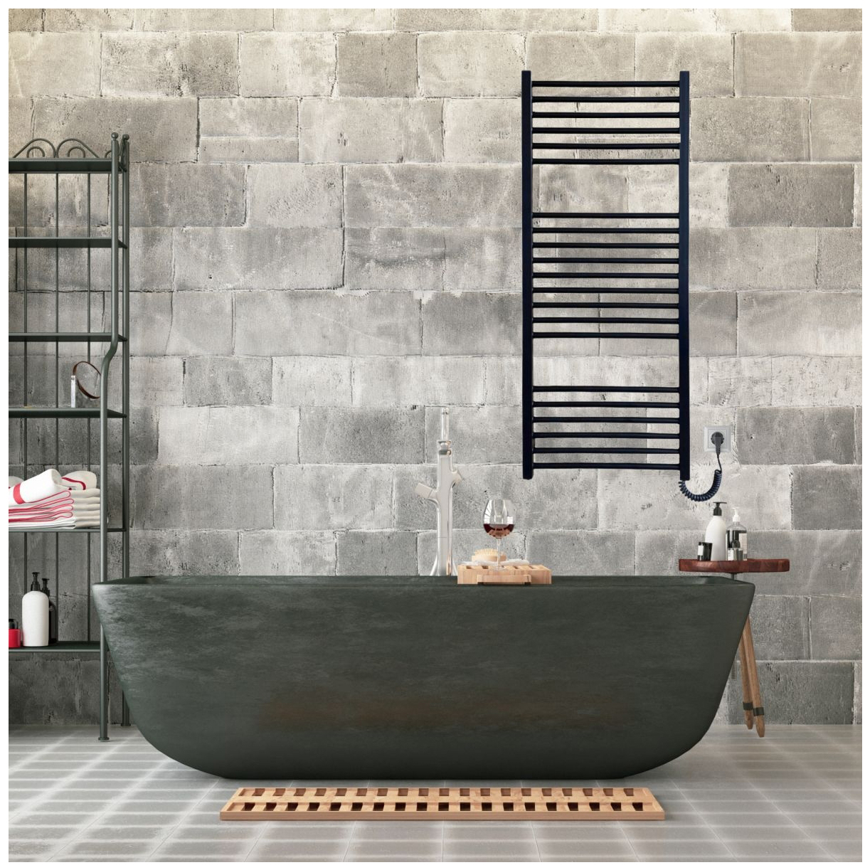 Полотенцесушитель Carino Arianna 1190x490 (A1949LBM) обзор - фото 8