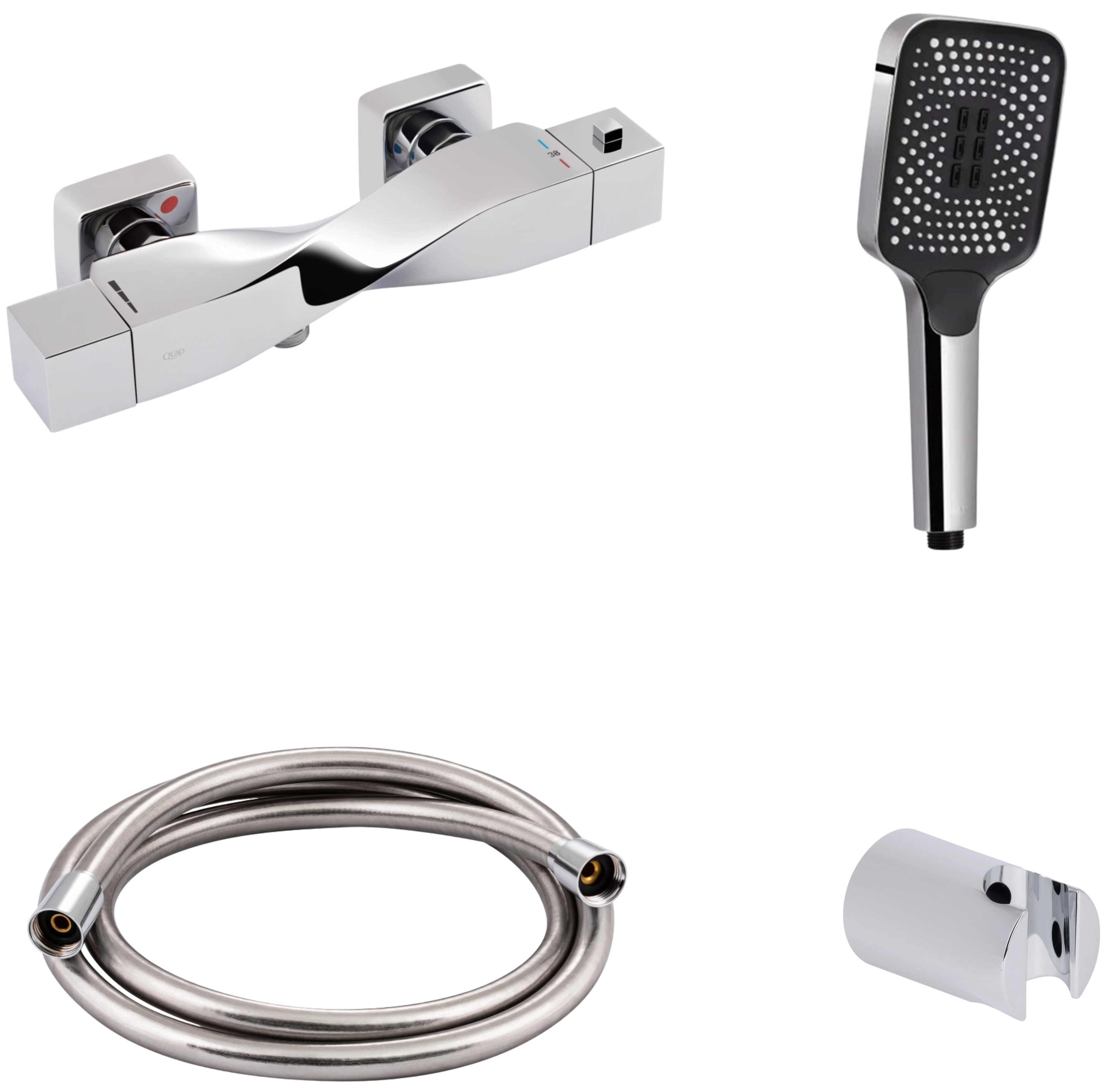 Смеситель для душа Q-Tap Zkrouceny (QTZKR40T105C50146)