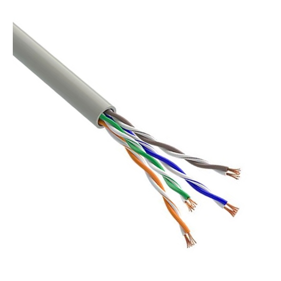 Кабель симметричный (витая пара) Одескабель КГПВ-ВП (100) 4x2x0.48 (U/UTP-cat.5E-SL patch AWG26), 1 м (49284)