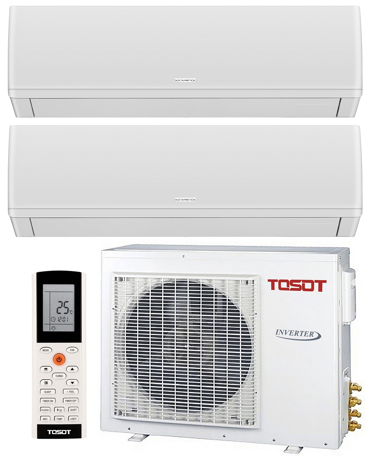 Комплект мульти-спліт системи Tosot Practic Pro Multi 14 (7+7) в інтернет-магазині, головне фото