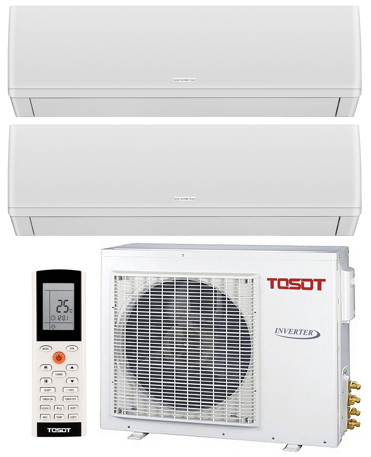 Комплект мульти-спліт системи Tosot Practic Pro Multi 18 (9+9)