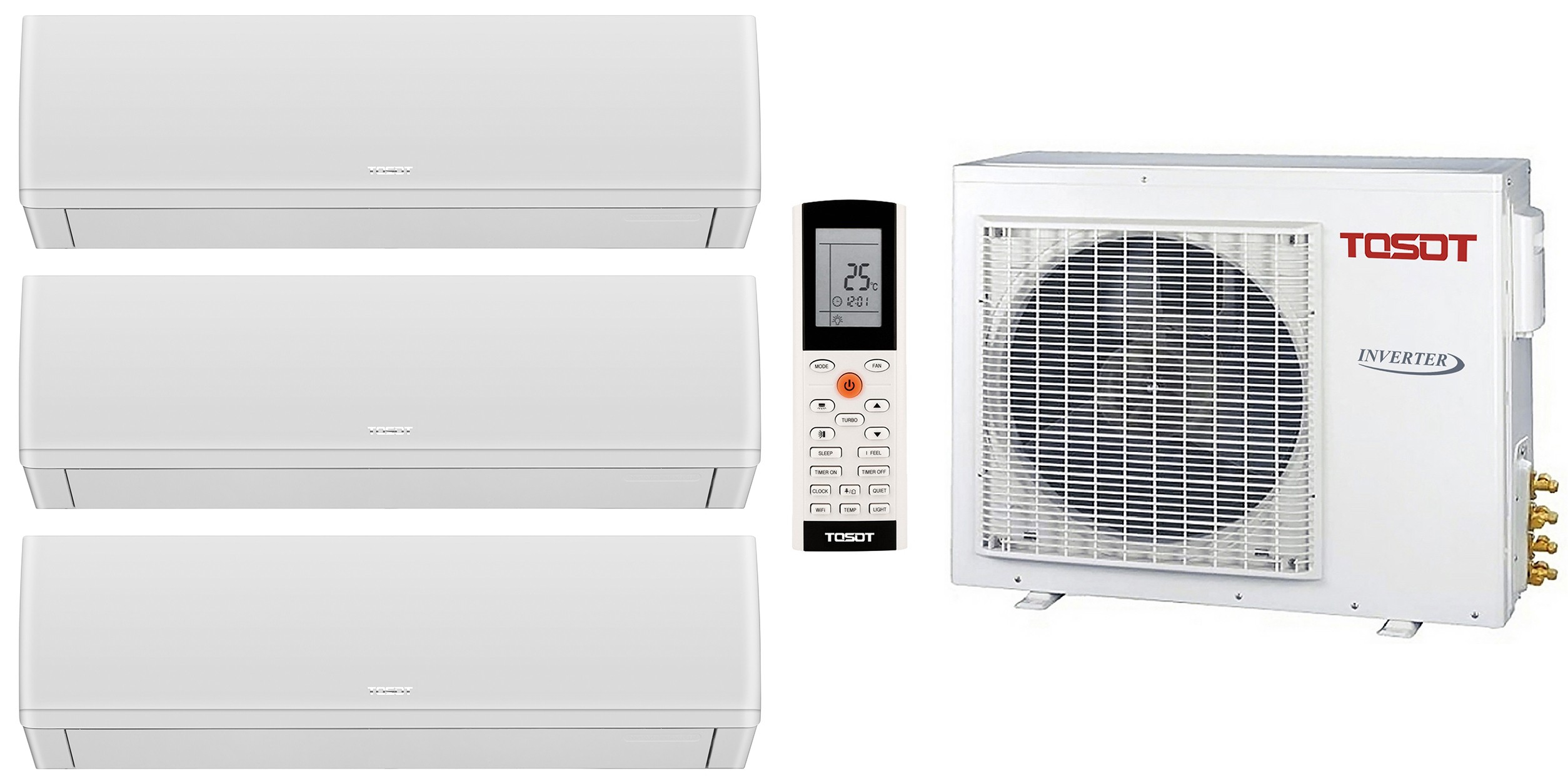 Комплект мульти-сплит системы Tosot Practic Pro Multi 21 (7+7+9)