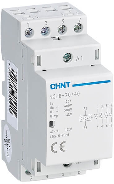 Chint NCH8-20/40 20A 4NOAC220/230В (256085)