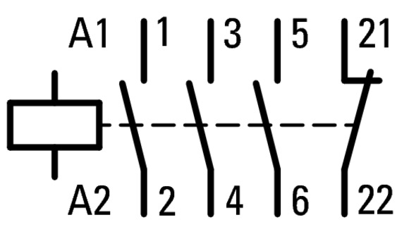 Контактор Eaton DILEEM-01 230V50Hz, 240V60Hz (051633) цена 1383 грн - фотография 2