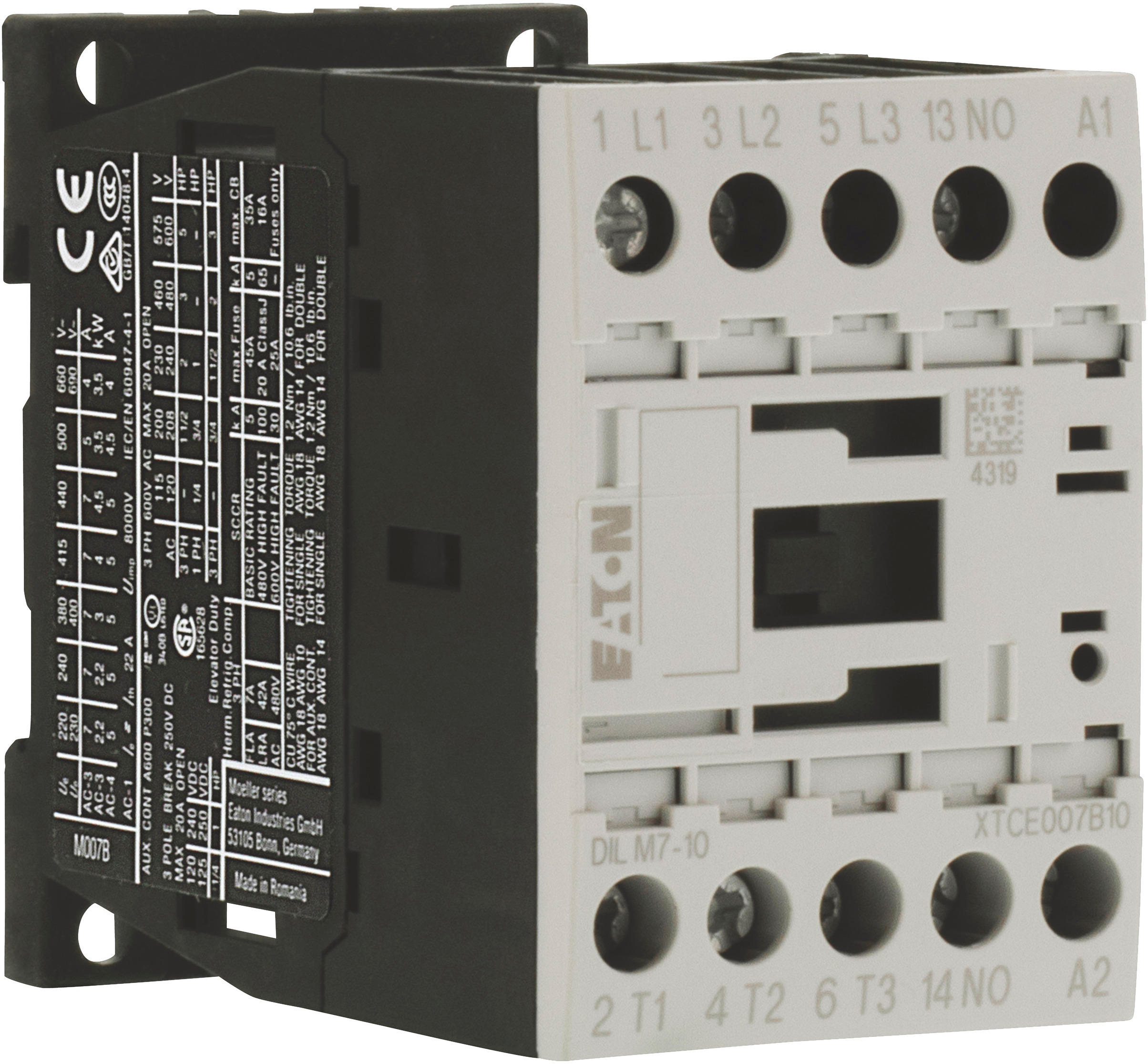 в продаже Контактор Eaton DILM7-10 230V50Hz, 240V60Hz (276550) - фото 3