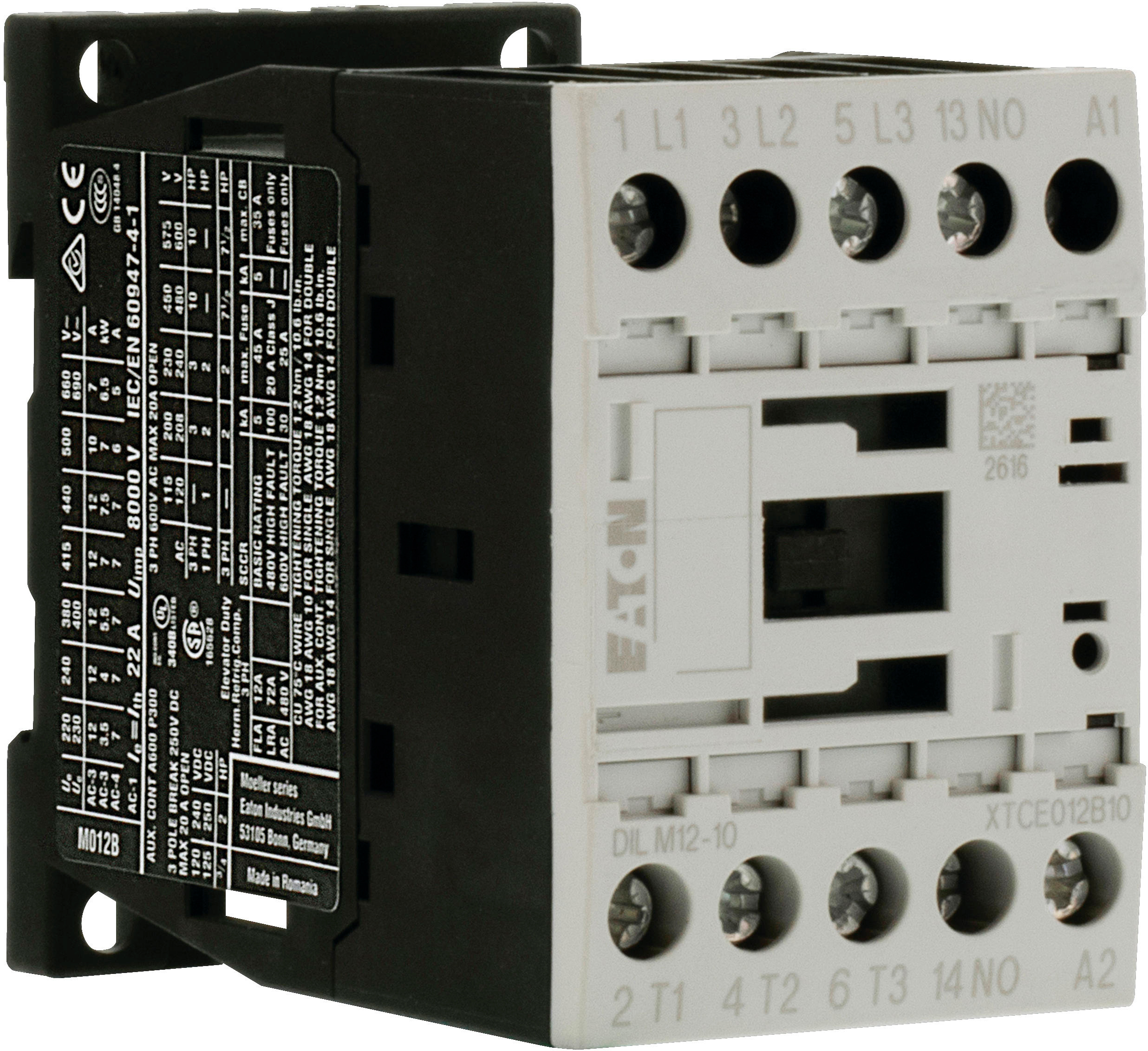 в продаже Контактор Eaton DILM12-10 230V50Hz, 240V60Hz (276830) - фото 3