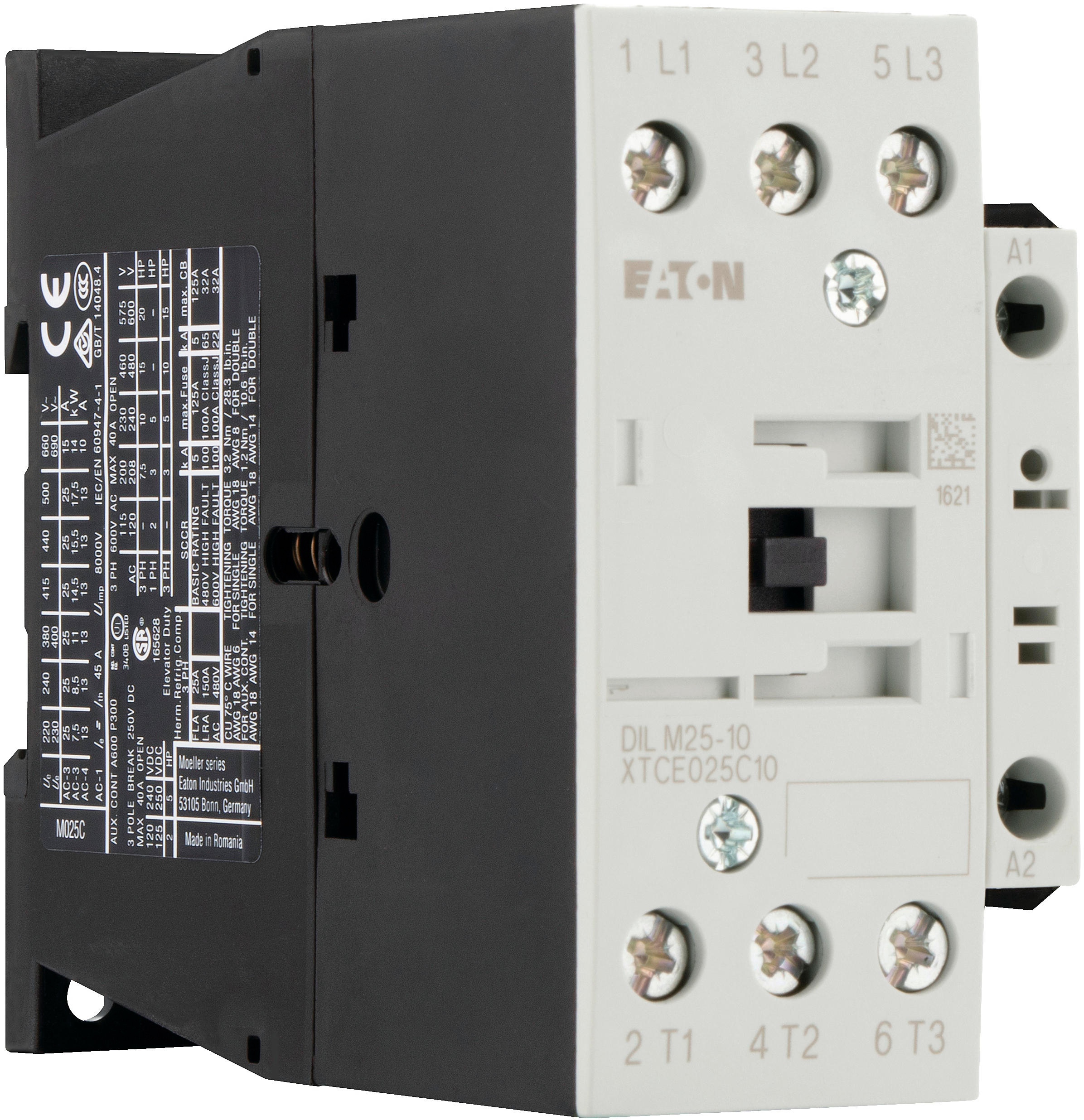 в продаже Контактор Eaton DILM25-10 230V50Hz, 240V60Hz (277132) - фото 3