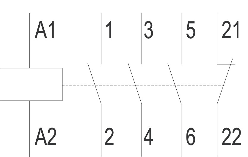 Контактор ETI CEM18.01-230V-50/60Hz (4644113) цена 1981 грн - фотография 2