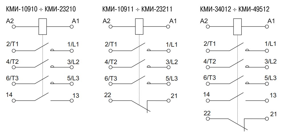 Контактор IEK КМИ-48012 80А 380V/АС3 1NO, 1NC (KKM41-080-400-11) цена 1227 грн - фотография 2