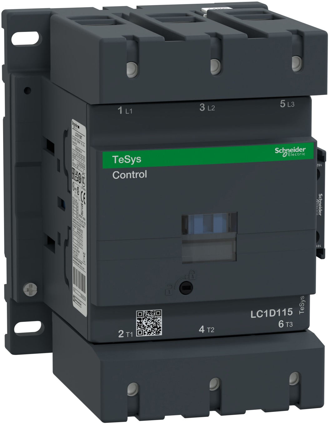 Контактор Schneider Electric 3Р, 115A, НО+NC, 220V 50Hz (LC1D115M7)