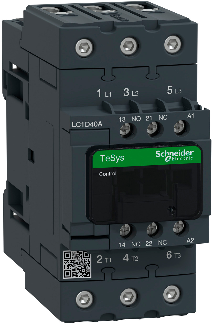 Контактор Schneider Electric 3P 440V 40A ~220V 50/60Hz (LC1D40AM7)