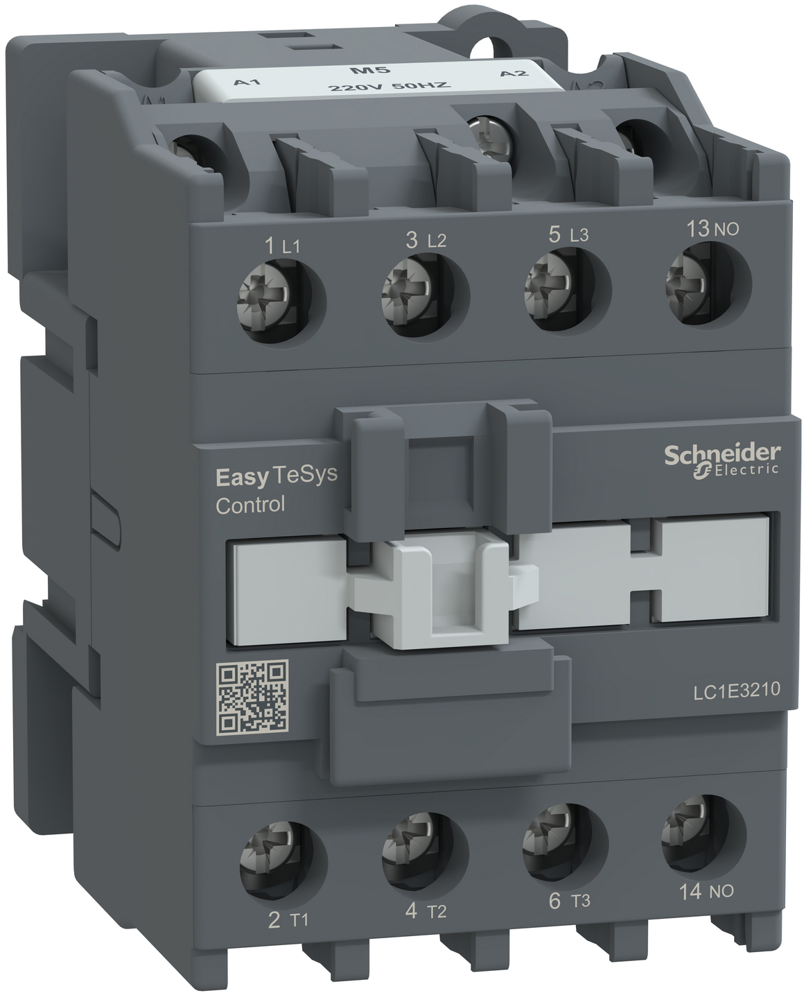 Контактор Schneider Electric 3Р Е 1NO 32А АС3 ~220V 50Hz (LC1E3210M5)