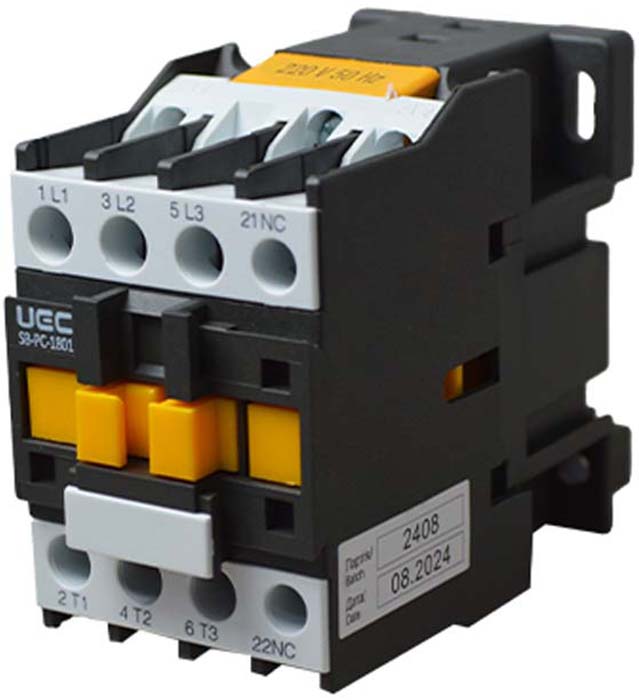 UEC SB-РC-018 18А 220V/АС3 1NC (PC1-SB-018-220-01)