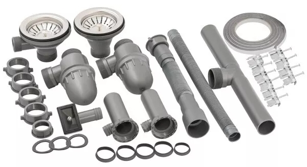 Кухонная мойка Wezer 7850(08) 780x500x180 мм, 2 чаши + сифон, Decor инструкция - изображение 6