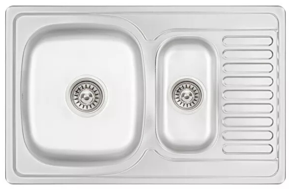 Wezer 7850(08) 780x500x180 мм, 2 чаши + сифон, Decor