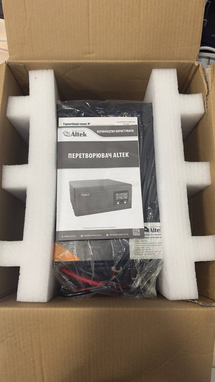 Источник бесперебойного питания Altek ASK12 600VA/480W DC12V уценка характеристики - фотография 7