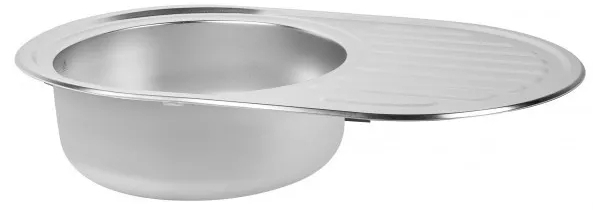 в продажу Кухонна мийка Wezer 7750(06) 770x500x160 мм, сифон, Satin - фото 3