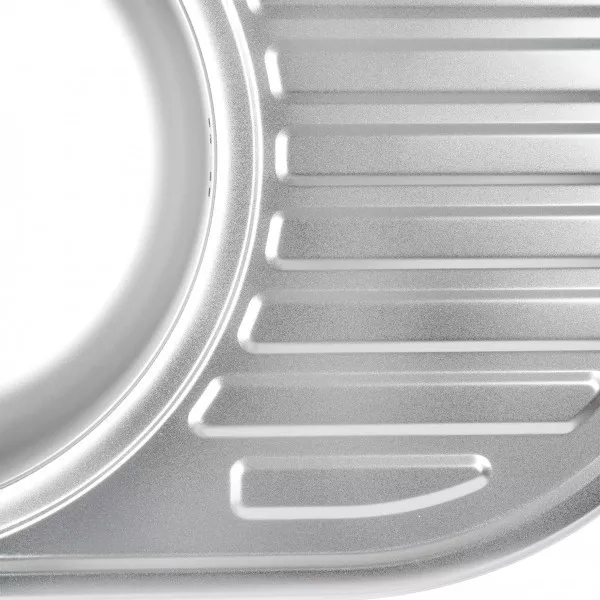 Кухонна мийка Wezer 7750(06) 770x500x160 мм, сифон, Satin інструкція - зображення 6