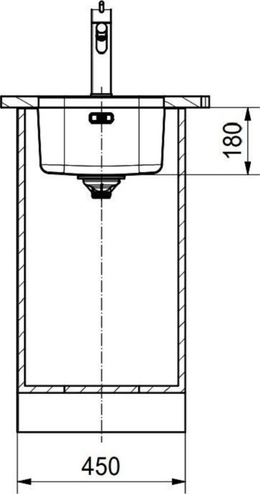 Franke Smart SRX 110-34 (122.0739.540) Габаритные размеры