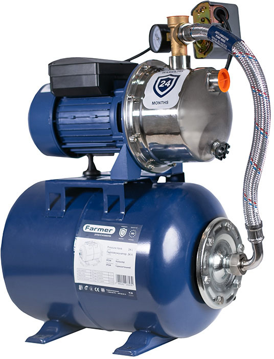 Насос Farmer Jet 100S (1.1 кВт/24 л сталь) (26381) цена 4569 грн - фотография 2