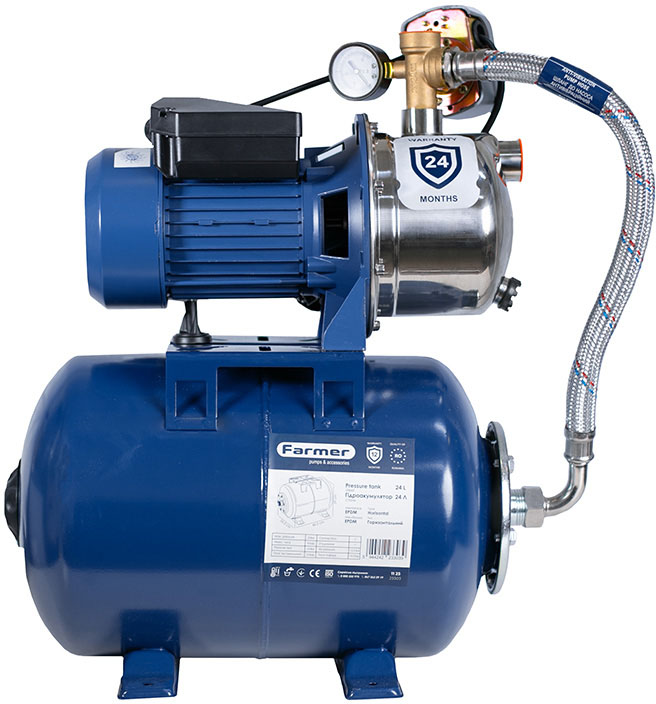 Насос Farmer Jet 100S (1.1 кВт/24 л сталь) (26381)